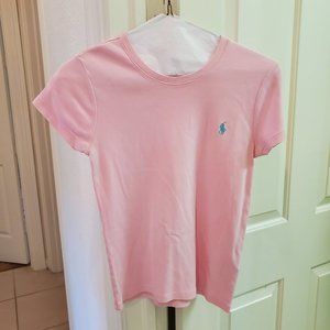 Ralph Lauren Sport Pink T-shirt Sz Large